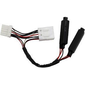 Plug-In Load Equalizer Blinker Motorcycle Turn Signal Load Equalizer Fl Resistor Turn Signal Light Flasher Replacement for Harley