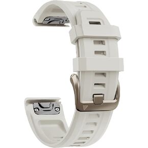 20MM Watch Band for Garmin fenix 5s 6s 7s pro solar Quick fit with light gold buckle soft silicone 20 bands Replacement for garmin epix pro gen 2 42mm Descent Mk2s/3/3i for women