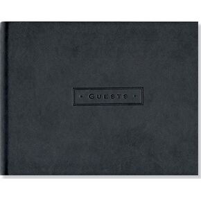 Classic Black Guest Book