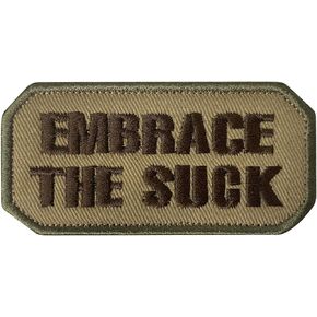 Embrace The Suck Morale Patch (Brown)