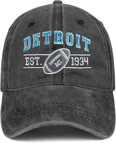 Embroidered City Football Hat for Men Women Adjustable Baseball Cap for Fans Unisex Football Gifts in Saudi Arabia