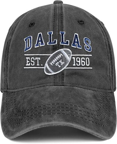 Embroidered City Football Hat for Men Women Adjustable Baseball Cap for Fans Unisex Football Gifts in Saudi Arabia
