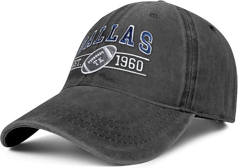 Embroidered City Football Hat for Men Women Adjustable Baseball Cap for Fans Unisex Football Gifts in Saudi Arabia