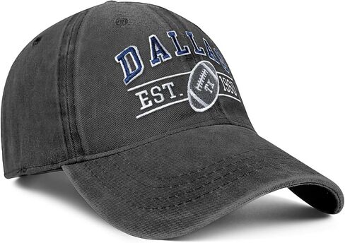 Embroidered City Football Hat for Men Women Adjustable Baseball Cap for Fans Unisex Football Gifts in Saudi Arabia