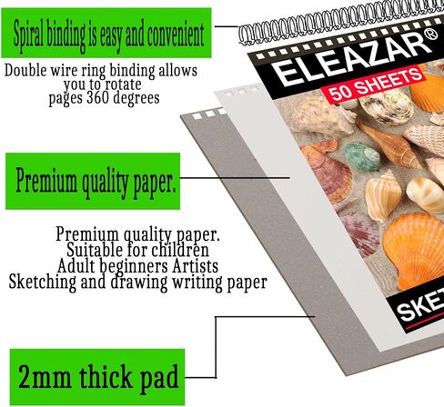 4 sketchbooks (including A4 * 2 books, A5 * 2 books) sketch paper sketchbook, children's sketchbook, blank book, sketchbook, art drawing, student sketchbook, sketchbook in Kuwait