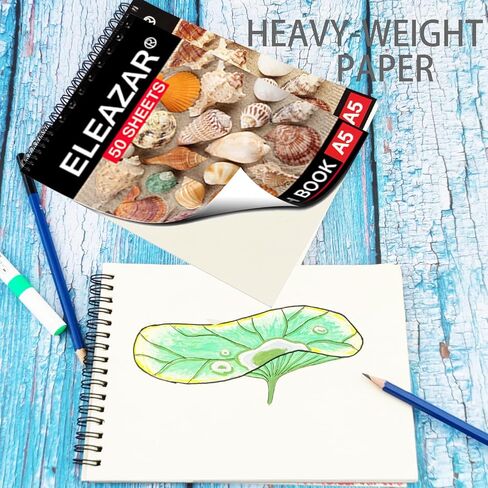 4 sketchbooks (including A4 * 2 books, A5 * 2 books) sketch paper sketchbook, children's sketchbook, blank book, sketchbook, art drawing, student sketchbook, sketchbook in Kuwait