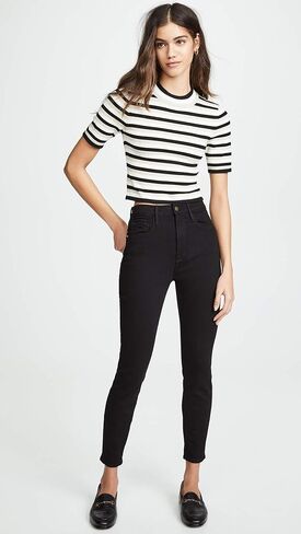 FRAME Women's Ali High Rise Skinny Cropped Cigarette Jeans in Saudi Arabia