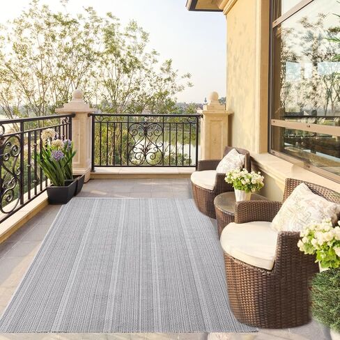 Area Rug 2'x3' Washable Front Door Rug, Gray Cotton Hand-Woven Porch Rug, Small Indoor Outdoor Rugs, Throw Rug Doormat Foldable Layered Door Mats for Entryway Kitchen Bathroom in Saudi Arabia