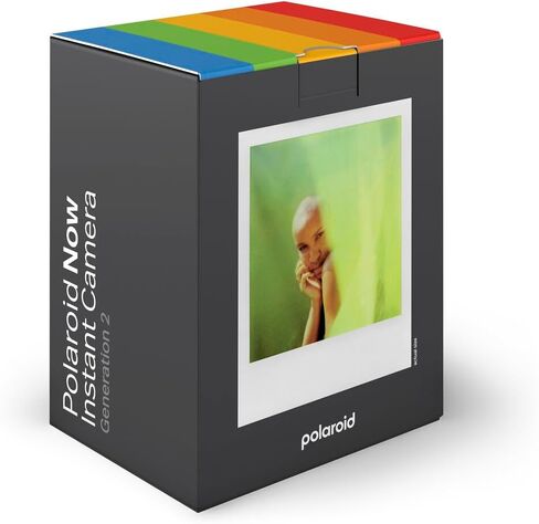 Polaroid Now 2nd Generation I-Type Instant Film Camera (Red) Bundle with Polaroid Color Film for I-Type x2, and Camera Lens Cloth (4 Items) (Black) in Saudi Arabia