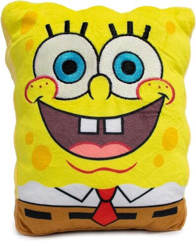 Buckle-Down Dog Toy, Nickelodeon, Plush Squeaker Rugrats Chuckie Face, 8" x 6" (DTPT-RRW) in Saudi Arabia