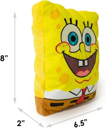 Buckle-Down Dog Toy, Nickelodeon, Plush Squeaker Rugrats Chuckie Face, 8" x 6" (DTPT-RRW) in Saudi Arabia