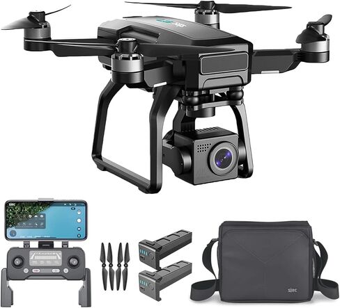 SJRC F7 PRO GPS Drone 4K Dual HD Camera 3-Axis Gimbal Professional Aerial Photography 3KM Brushless Quadcopter VS F11 4K Pro (One Battery) in Saudi Arabia
