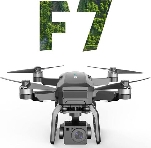 SJRC F7 PRO GPS Drone 4K Dual HD Camera 3-Axis Gimbal Professional Aerial Photography 3KM Brushless Quadcopter VS F11 4K Pro (One Battery) in Saudi Arabia
