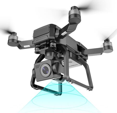 SJRC F7 PRO GPS Drone 4K Dual HD Camera 3-Axis Gimbal Professional Aerial Photography 3KM Brushless Quadcopter VS F11 4K Pro (One Battery) in Saudi Arabia
