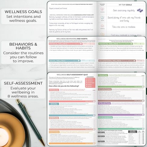 Clever Fox Wellness Planner Premium – Daily Lifestyle Journal to Support Health, Nutrition & Exercise – Healthy Living Journal with Meal, Exercise & Habit Trackers – Lasts 3 Months (Lavender) in Saudi Arabia
