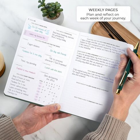 Clever Fox Wellness Planner Premium – Daily Lifestyle Journal to Support Health, Nutrition & Exercise – Healthy Living Journal with Meal, Exercise & Habit Trackers – Lasts 3 Months (Lavender) in Saudi Arabia