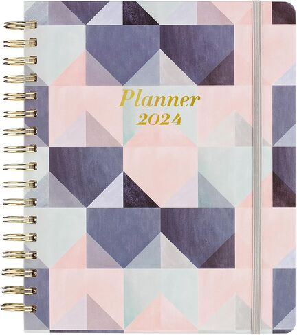 2024 Planner - Weekly & Monthly Planner 2024 with Gift Box, Jan 2024 - Dec 2024, Planner 2024, 8" x 10" Thick Paper, Back Pocket with 15 Notes Pages + 12 Monthly Tabs in Saudi Arabia