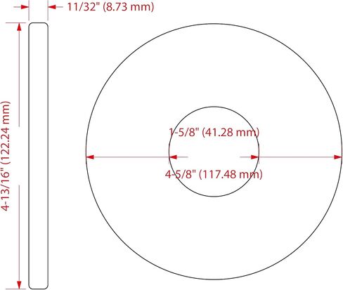 ملصقات أقراص CD/DVD القياسية المقاومة للتمزق من Mr-Label - طباعة نافثة للحبر/ليزر - لاصق دائم أبيض غير لامع - قطر. 4-5/8 بوصة على ورقة الحروف - 50 ملصق قرص 100 ملصق للعمود الفقري in Kuwait