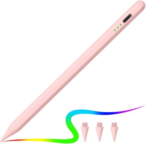 Stylus Pen for Apple Ipad Pencil - Pencil 2nd for iPad 9th 10th Generation Apple Pen with Palm Rejection 2018-2024 Ipad 6th 7th 8th 9th 10th Gen Mini 6/5 Ipad Air 3/4/5 Gen iPad Pro 11-12.9 inch White in Saudi Arabia
