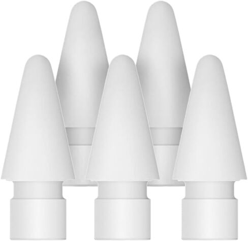 MMOBIEL 0.5mm Metal Pencil Tips Compatible with Apple Pencil 1st/2nd Gen/USB-C/Pro – 3 Pieces Replacement Metal Tips Compatible with Apple Pencil – iPencil Nibs Compatible with Apple Pencil - White in Kuwait
