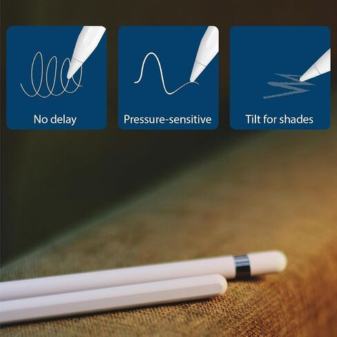 MMOBIEL 0.5mm Metal Pencil Tips Compatible with Apple Pencil 1st/2nd Gen/USB-C/Pro – 3 Pieces Replacement Metal Tips Compatible with Apple Pencil – iPencil Nibs Compatible with Apple Pencil - White in Kuwait