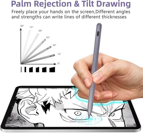 Apple Pencil 2nd Generation for iPad 10th Generation Pen,Stylus for iPad Air 5th Generation Pencil Apple iPad Pro Pen,iPad Mini 6th/5th,iPad 8th 9th 10th Gen,iPad Air 13-Inch iPad Pencil White in Kuwait