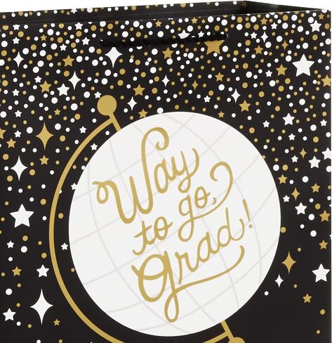 Hallmark 13" Large Graduation Gift Bags (3 Bags: Way to Go, Woo Hoo!, Congrats) for High School, College, Kindergarten, 8th Grade and More in Saudi Arabia