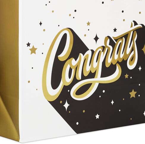 Hallmark 13" Large Graduation Gift Bags (3 Bags: Way to Go, Woo Hoo!, Congrats) for High School, College, Kindergarten, 8th Grade and More in Saudi Arabia
