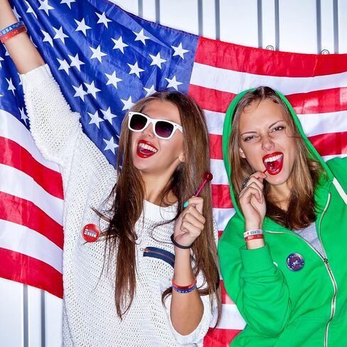 60 Pieces 4th/Fourth of July Party Favors Included 30 Red White Blue Silicone Bracelet USA Flag Rubber Wristband and 30 Button Badges Pins for Independence Day Patriotic Decor School Supplies Gifts in Saudi Arabia