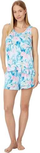 Tommy Bahama Sleeveless Short PJ Set - Pajama Set for Women - Rayon and Cotton Blend Fabric - Square Neck Top in Saudi Arabia