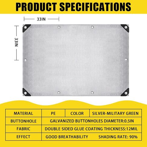 Tarp Waterproof 6x8-Heavy Duty Tarp,12 Mil Thick Cover Waterproof Plastic Tarpaulin with Grommets,OutdoorTarps Heavy Duty Waterproof Uv-Resistant/Tear Proof for Pool,Camping,Boat,Patio in Saudi Arabia