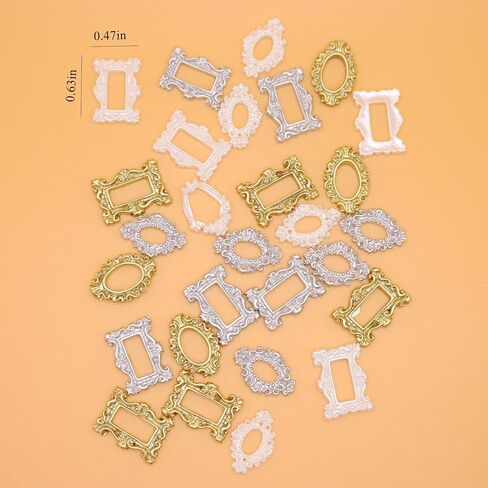 50 قطعة مسمار الفن مختلط الراتنج الديكور إطار الأشكال مختلطة عشوائيا في حقيبة واحدة لتقوم بها بنفسك الحرفية ديكو منزل صغير لتقوم بها بنفسك Deco10324 in Kuwait