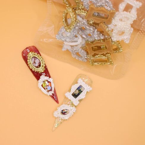 50 قطعة مسمار الفن مختلط الراتنج الديكور إطار الأشكال مختلطة عشوائيا في حقيبة واحدة لتقوم بها بنفسك الحرفية ديكو منزل صغير لتقوم بها بنفسك Deco10324 in Kuwait