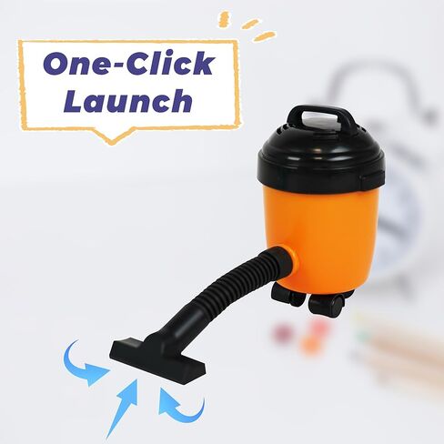 مكنسة كهربائية صغيرة ريترو - مدمجة وأنيقة وقوية. يعمل بمنفذ USB، شفط قوي، تشغيل بزر واحد، وفوهة مكنسة متضمنة in Kuwait
