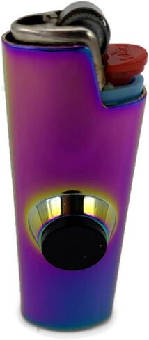 علبة ولاعة دوارة - بقعة زيتية / متعددة الألوان in Saudi Arabia