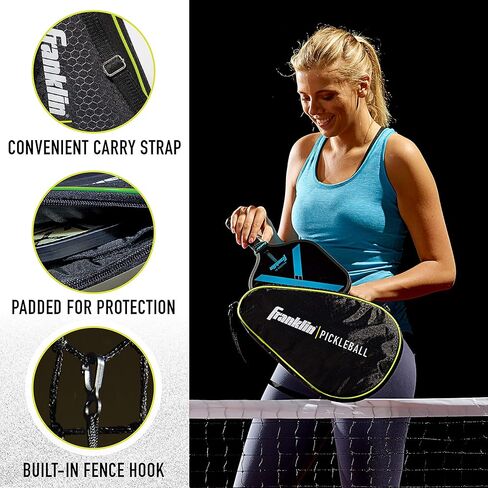 حقيبة Franklin Sports Pickleball Paddle - الحقيبة الرسمية لبطولة الولايات المتحدة المفتوحة in Saudi Arabia