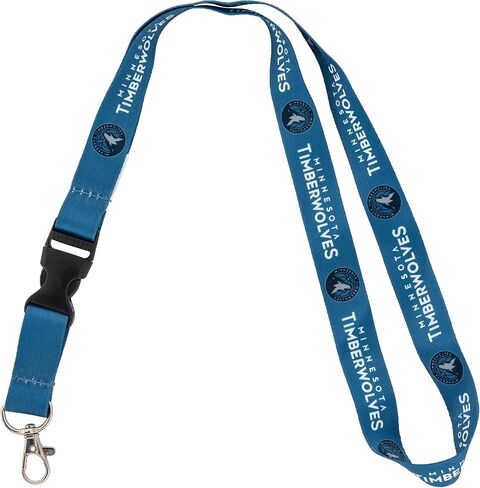 سلسلة مفاتيح Desert Cactus Minnesota Timberwolves Lanyard قابلة للفصل NBA الانفصالية المفاجئة مشبك الرابطة الوطنية لكرة السلة مفاتيح السيارة حامل شارة الهوية (الحبل 2) in Saudi Arabia