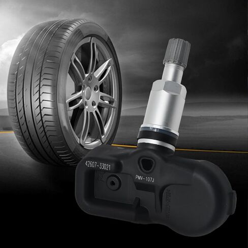 4 قطع 42607-33021 مستشعرات TPMS استبدال مستشعر ضغط الإطارات لسيارة Toyota Corolla Highlander Land Prius Tacoma Yaris لاستبدال Lexus ES350 GX460 RX330 SC430 يستبدل 550-0103 PMV-107J in Saudi Arabia