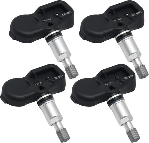 4 قطع 42607-33021 مستشعرات TPMS استبدال مستشعر ضغط الإطارات لسيارة Toyota Corolla Highlander Land Prius Tacoma Yaris لاستبدال Lexus ES350 GX460 RX330 SC430 يستبدل 550-0103 PMV-107J in Saudi Arabia
