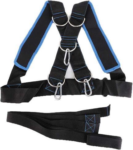 Speed Strength Training Sled Resistance Cord Set, Shoulder Harness Resistance Band Belt Sports Equipment Harness Workout Resistance Speed Training Trainer with Pull Strap Sprint Overspeed Training in Saudi Arabia