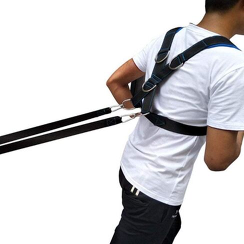 Speed Strength Training Sled Resistance Cord Set, Shoulder Harness Resistance Band Belt Sports Equipment Harness Workout Resistance Speed Training Trainer with Pull Strap Sprint Overspeed Training in Saudi Arabia