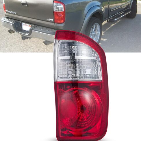 Tail Light fit for 2004-2006 Toyota Tundra Limited SR5 Double Cab w/Standard Bed [ TO2800153 815600C040 ] w/bulbs and harness tail lamp Assembly Replacement Left Driver Side LH in Saudi Arabia