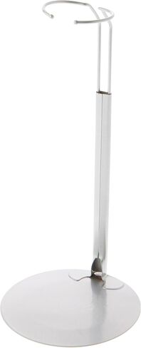 حامل دمية Plymor DSP-10W أبيض قابل للتعديل، يناسب الدمى أو شخصيات الحركة مقاس 16 و17 و18 و19 و20 و21 و22 و23 و24 بوصة، ويبلغ عرض الخصر من 2.5 إلى 3.5 بوصة، وحوالي 7 إلى 9 بوصات in Saudi Arabia