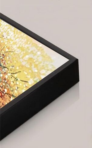 Generic Hand-Painted Tree of Life Oil Painting for Bedroom,Framed Wall Art for Living Room,Modern Tree Wall Decor for Offiice Ready to Hang 24x56inches, White,Blue,Green,Yellow in Saudi Arabia