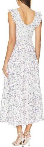 LOVESHACKFANCY Women's Chessie Maxi Dress in Saudi Arabia