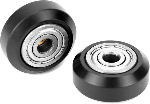 QWORK 3D Printer POM Roller, 20 Pcs High Speed Gantry Wheels, V-Slot Bearing Wheel, POM Pulley Wheel with 625ZZ Bearing, for Ender 3 Pro CR-10, CR-10S Series 3D Printer CNC Machines in Saudi Arabia