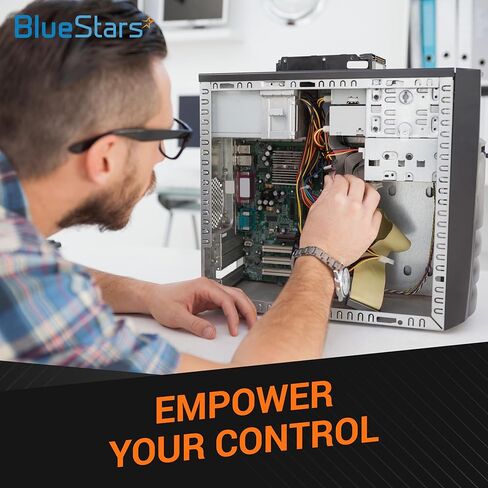 BlueStars 10-55V 12V 24V 36V 48V 60A 15KHZ PWM DC مفتاح تحكم في سرعة المحرك المصقول مع شاشة LED، تحكم بدون خطوات، ومفتاح عكسي للفرامل الأمامية لتنظيم عجلات الطاقة in Saudi Arabia