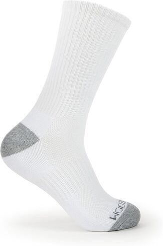 Fruit of the Loom Athletic Crew Socks for Men, 8 Pair Multi Pack - Cushioned, Breathable, Arch Support, Size 6-12 in Saudi Arabia