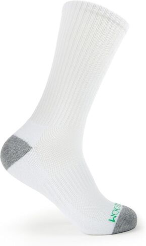 Fruit of the Loom Athletic Crew Socks for Men, 8 Pair Multi Pack - Cushioned, Breathable, Arch Support, Size 6-12 in Saudi Arabia