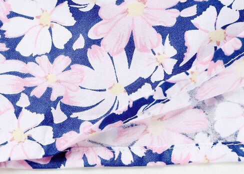 فستان SMILING PINKER للفتيات الصغيرات بعقدة على شكل زهرة صيفية مع أكمام مكشكشة in Kuwait